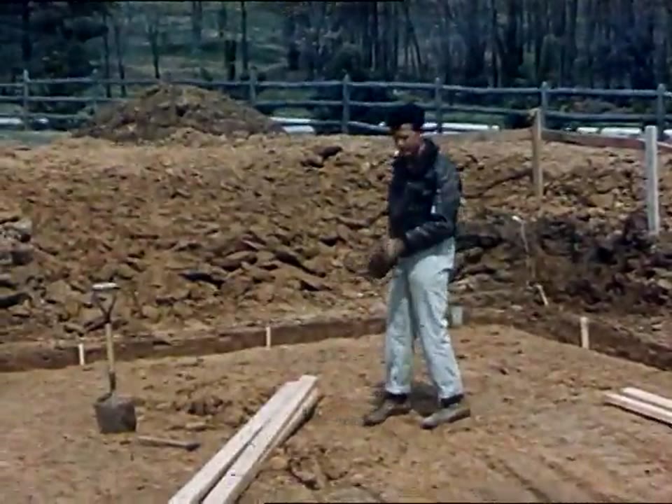 [Home Movies: Building the Pool, May-July 56]