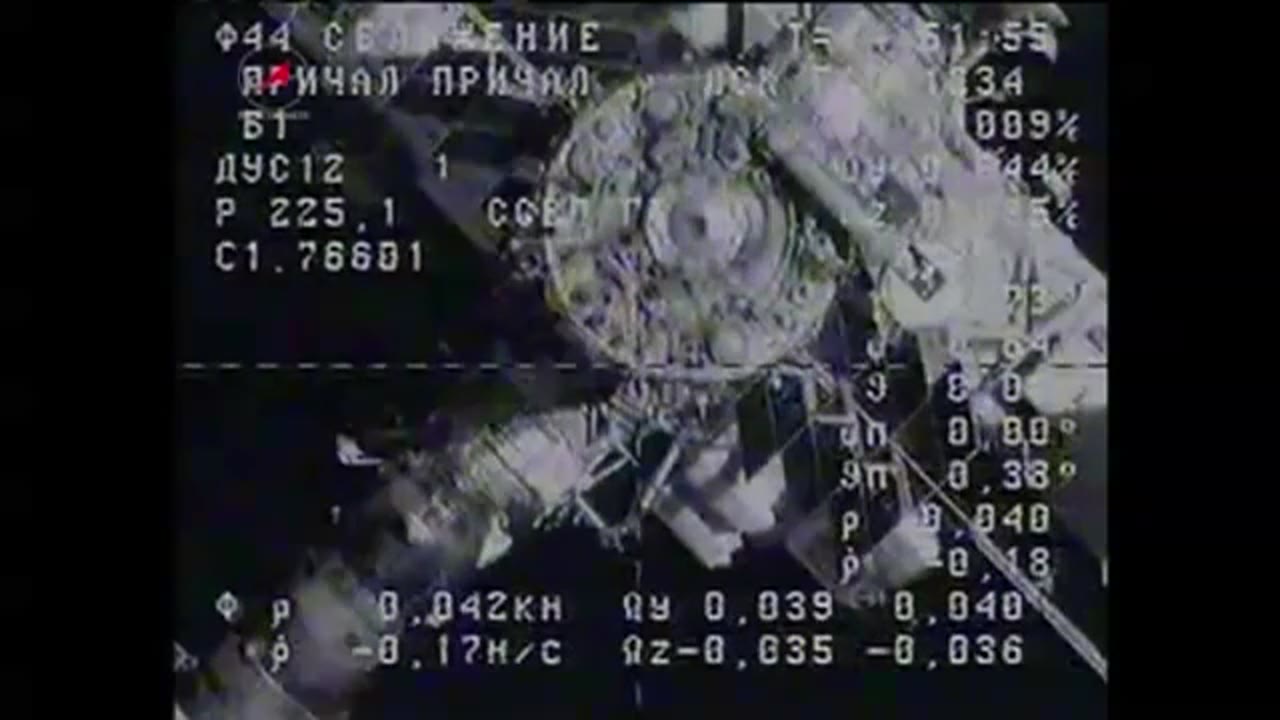 Cargo Ship Docks to ISS