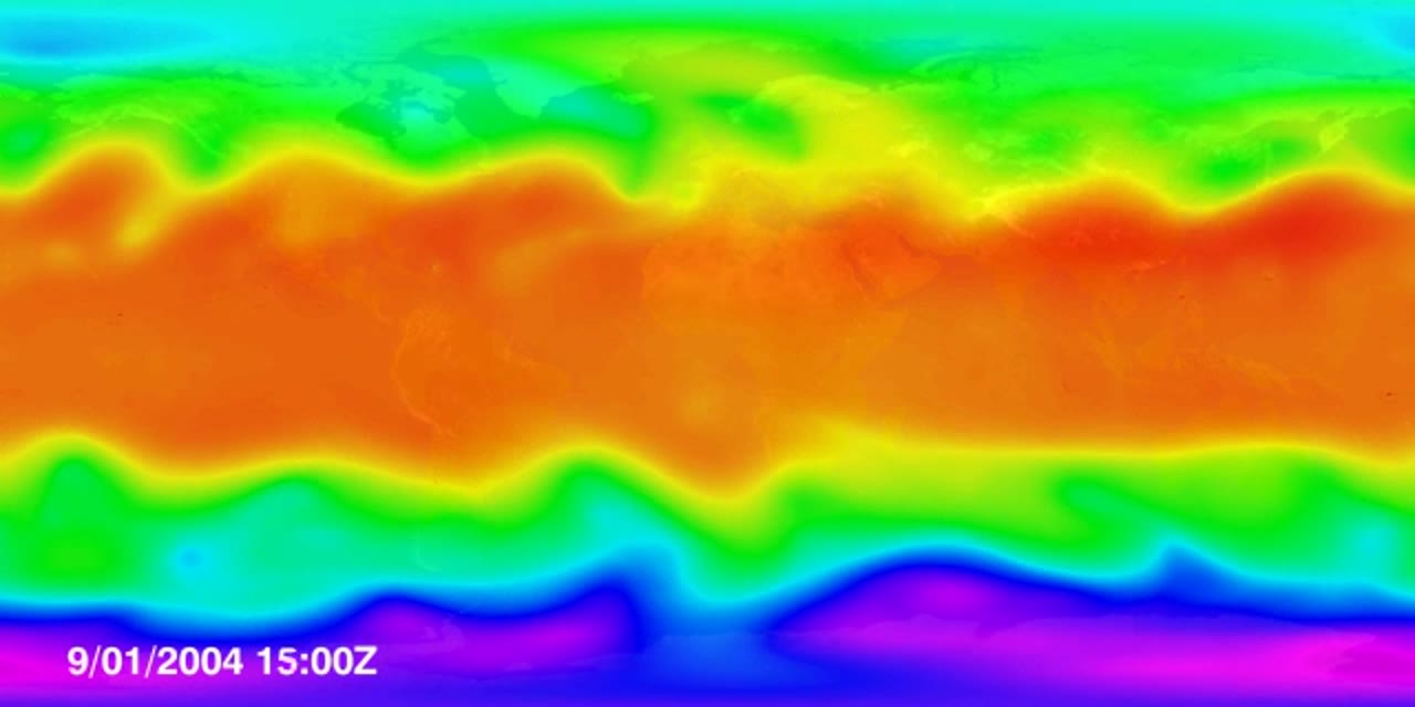 Global 300 hPa Geopotential Height during Hurricane Frances (WMS)