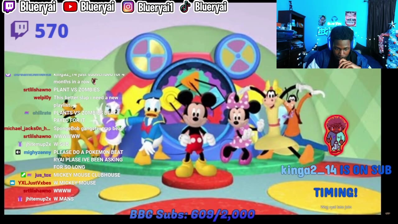 Blueryai Freestyles To Mickey