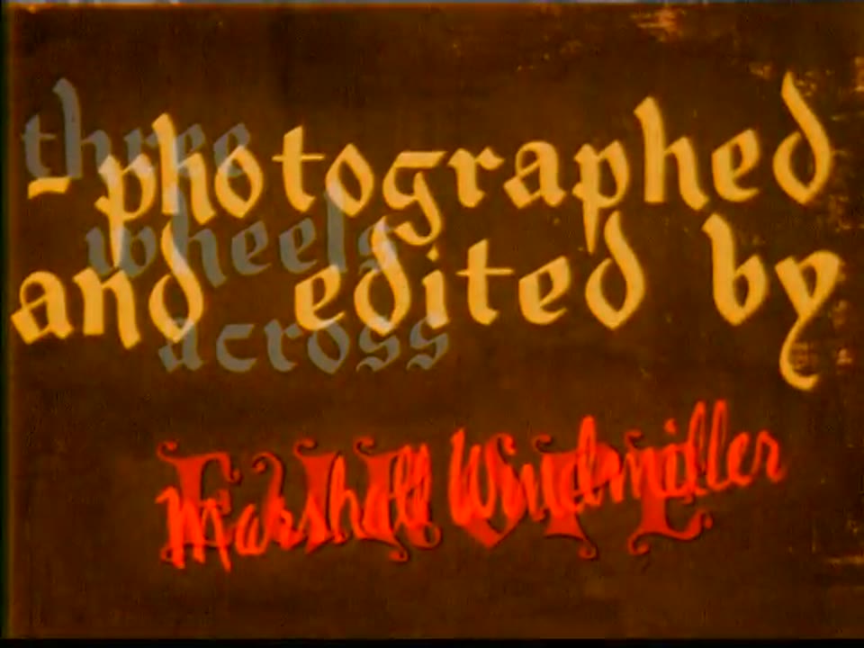 [Amateur Film: "Three Wheels Across Europe"]