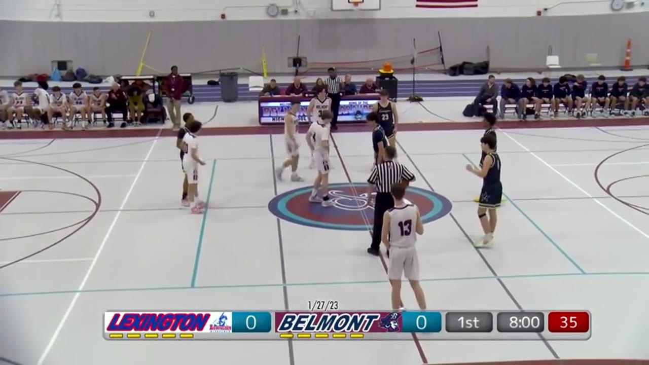 Belmont HS Boys Varsity Basketball 01/27/23