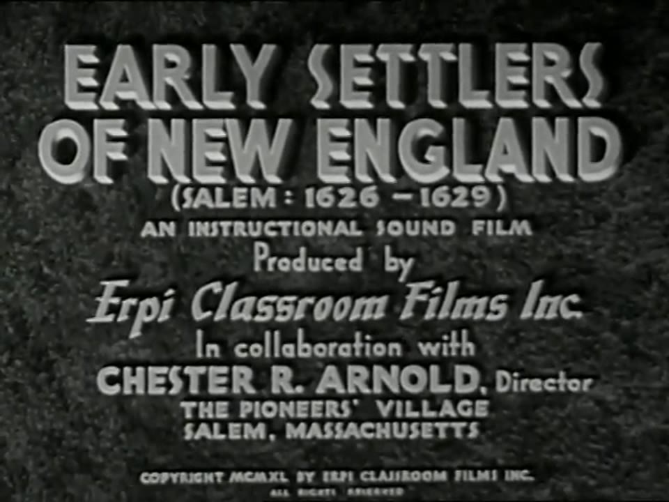 Early Settlers of New England (Salem 1626-1629)