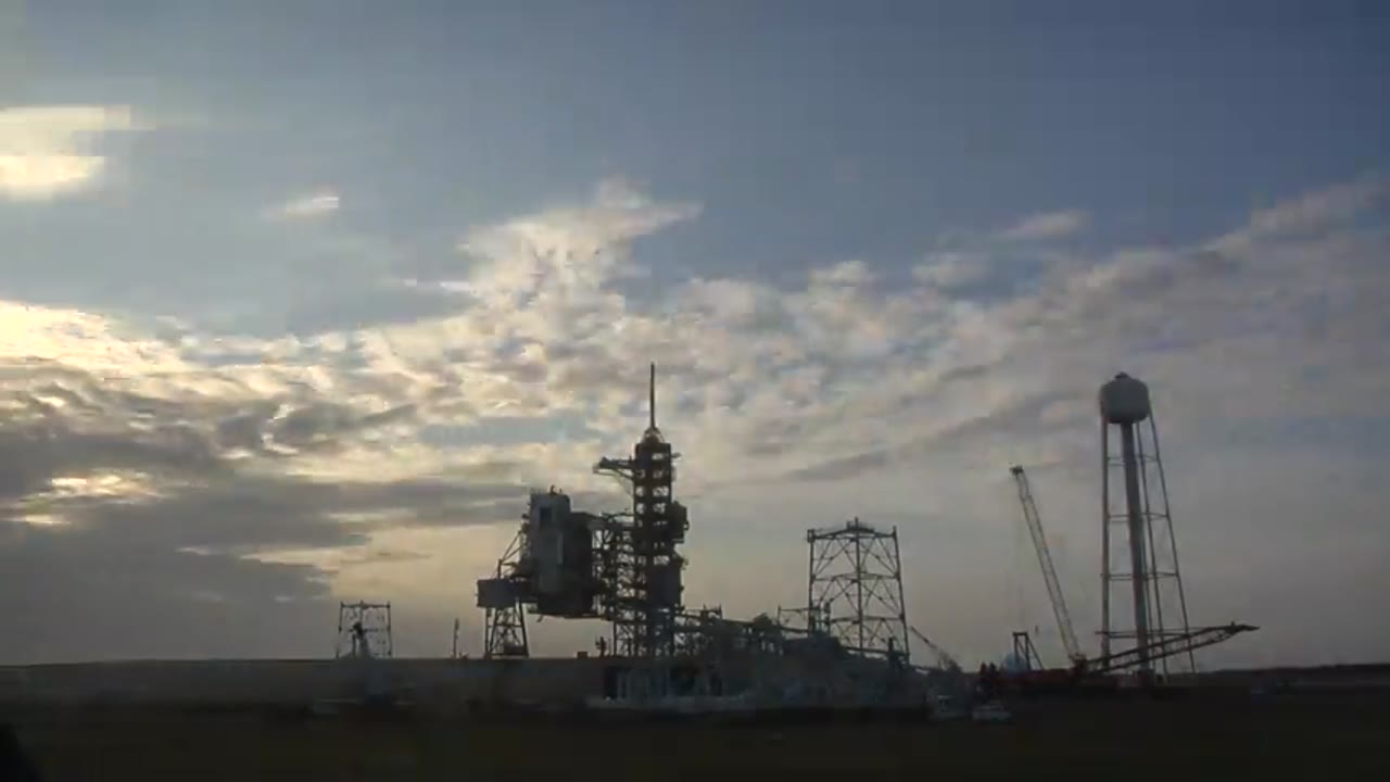 Time Lapse Pad 39B Tower Construction