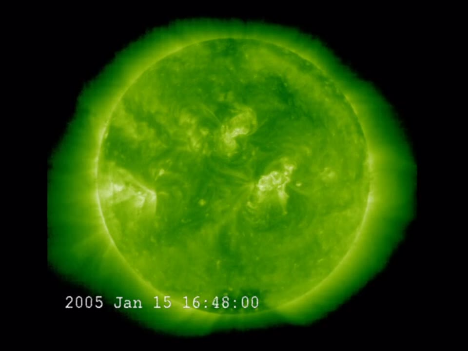 January 2005 Solar Flares from SOHO/EIT
