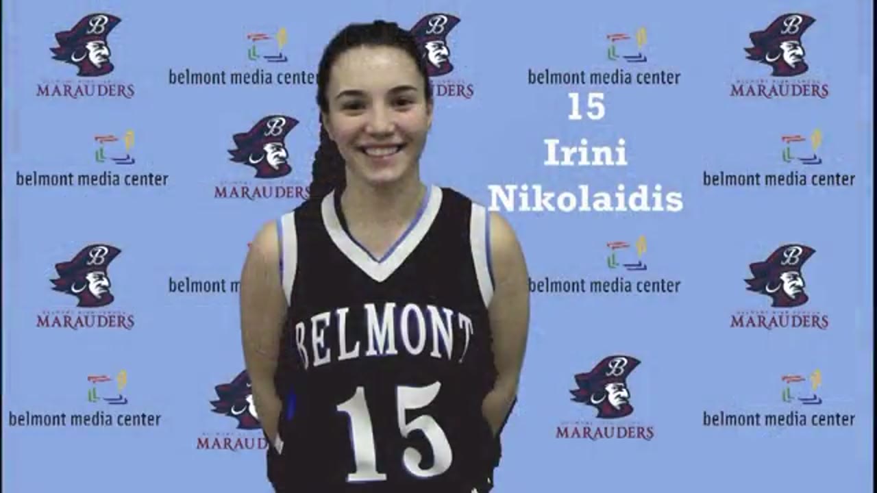 BHS Sports TV Presents: Varsity Girls Basketball - Belmont Marauders vs Reading 1st HALF 01/15/16