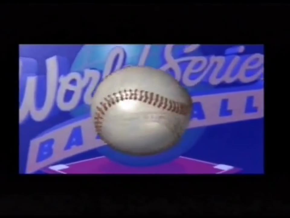 World Series Baseball Sega Saturn PAL Gameplay
