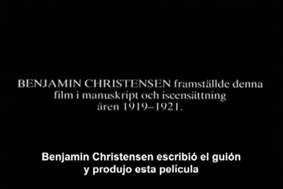Haxan (1922) spanish subtitles