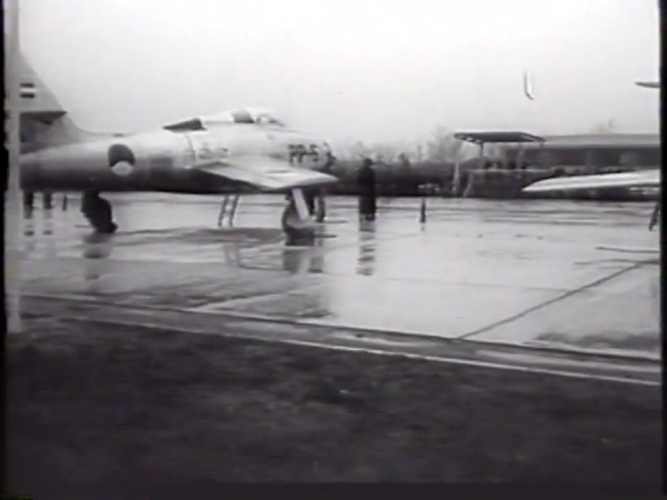U.S. Jet Planes Go To Airforce of The Netherlands, 1955/12/19