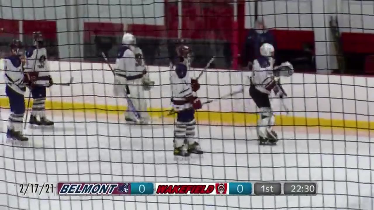 Belmont HS Boys Varsity Ice Hockey: Marauders vs Wakefield Warriors 02/17/21