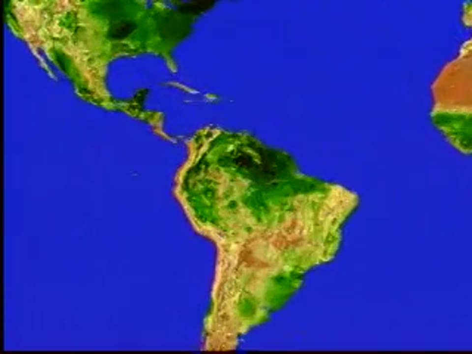 SeaWiFS Galapagos Island Zoom Showing Before and During El Nino