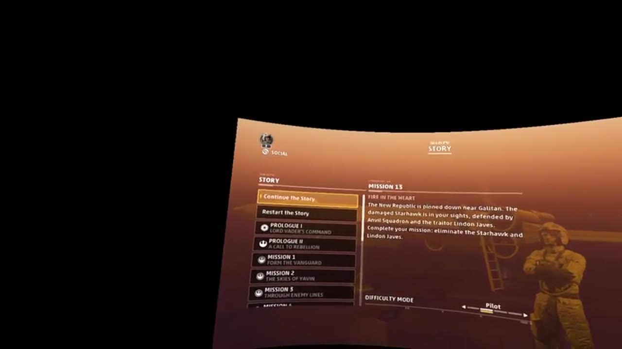 [2020-10-15] Star Wars: Squadrons (HTC Vive): Mission 13 - "Fire In The Heart"