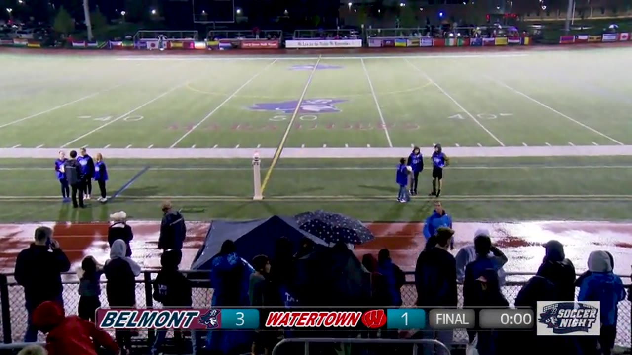 Soccer Night In Belmont Part II - Belmont HS Girls Varsity Soccer Marauders vs Watertown Raiders 09/23/23