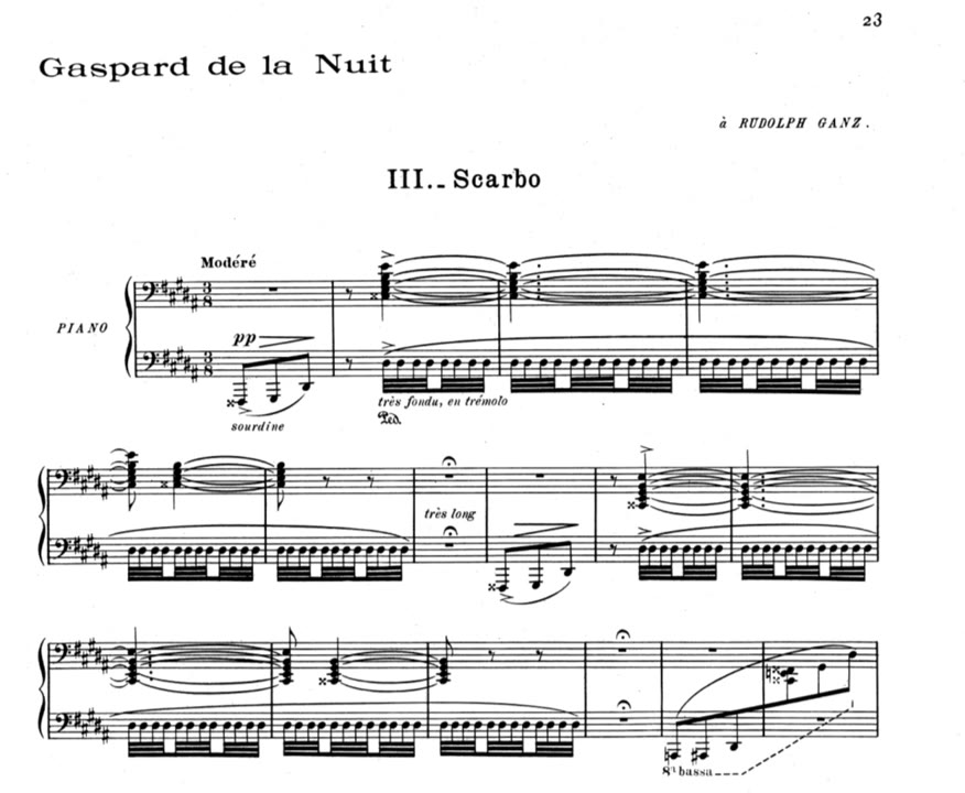 Maurice Ravel, Gaspard De La Nuit, Scarbo