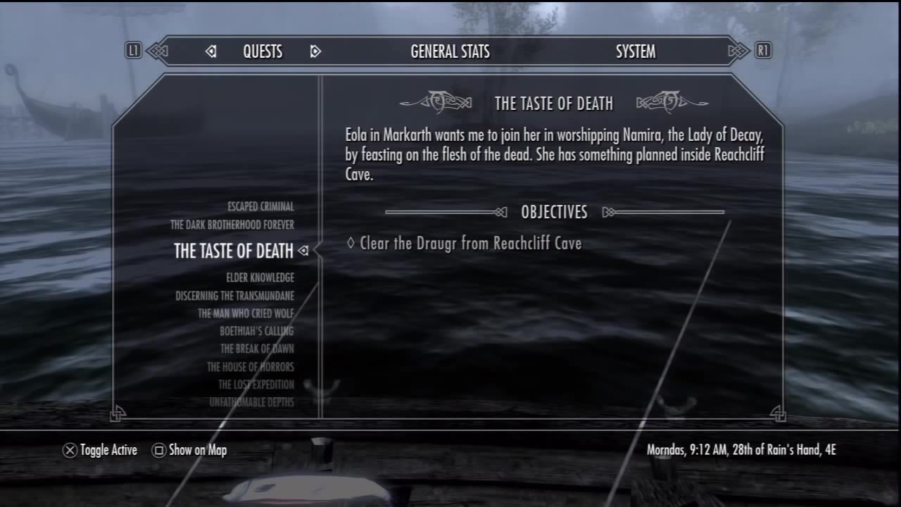 [2011-12-04] Skyrim (PS3): The Taste Of Death Quest - Part 1