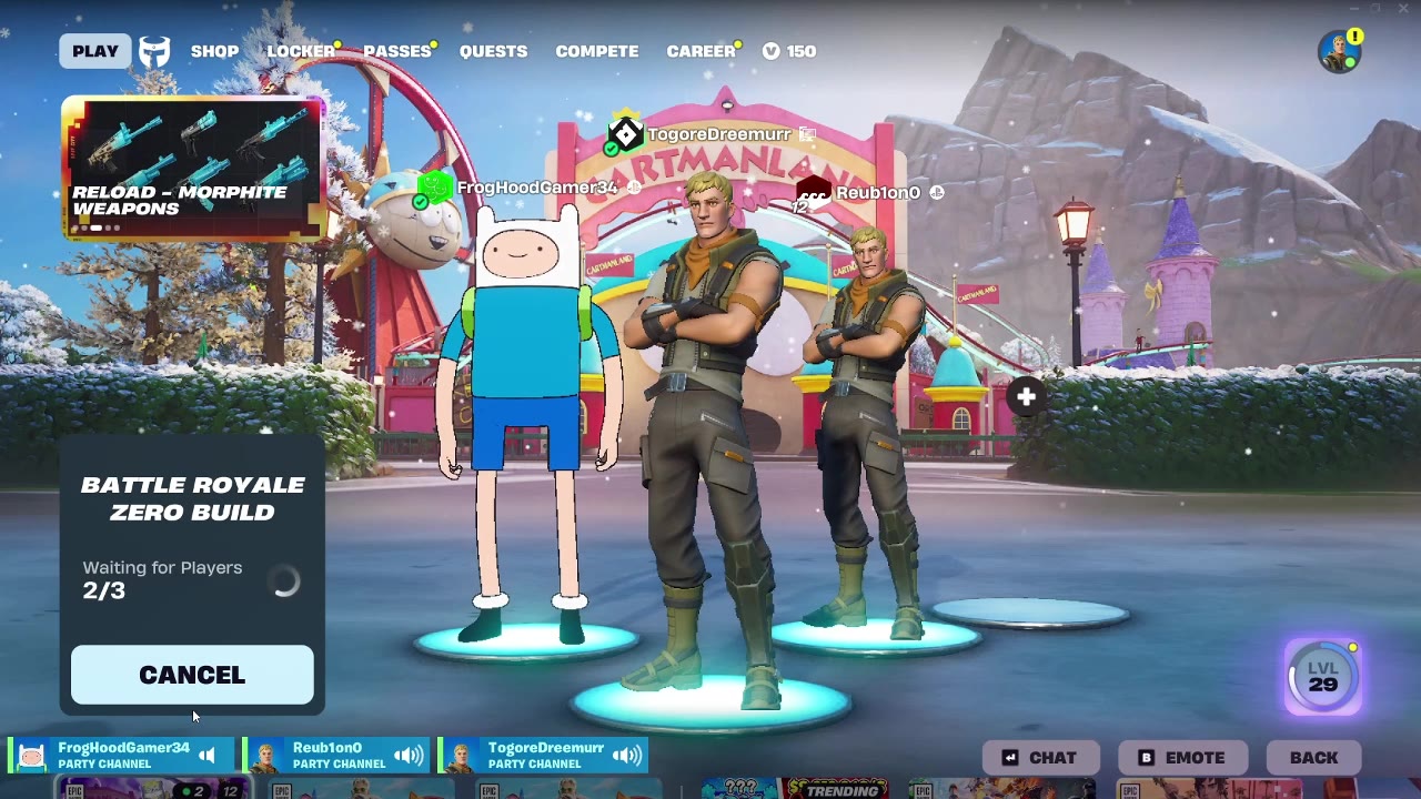 Playing Fortnite with the GANG!!