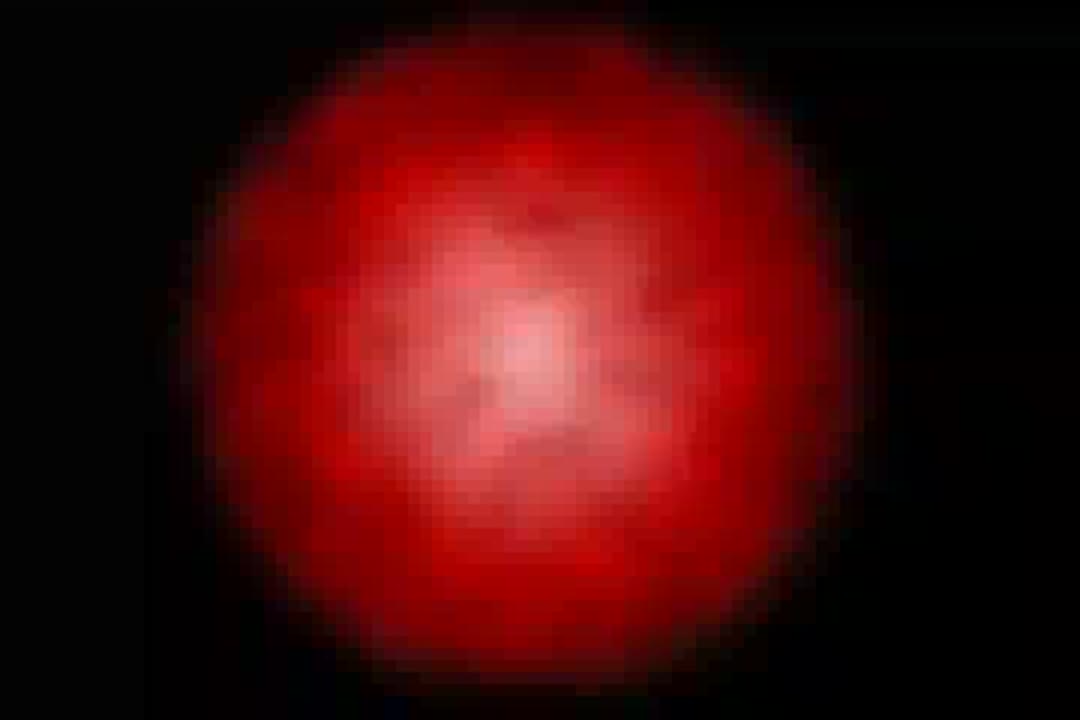 Artist's Representation of Sound Waves Preventing a Cooling Flow in Perseus