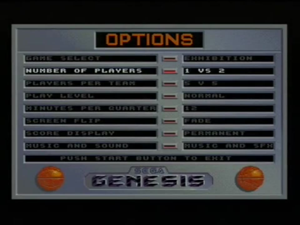 David Robinson's Supreme Court Sega Mega Drive PAL Gameplay