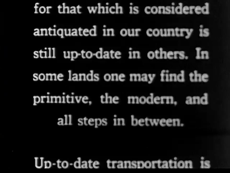 Transportation: Here and There