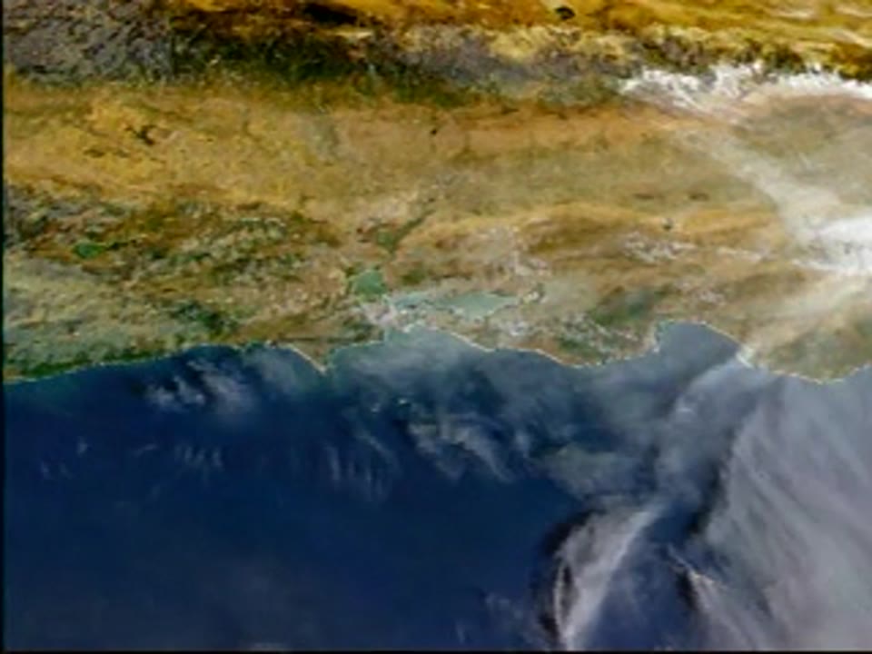 California True Color Time Lapse from SeaWiFS
