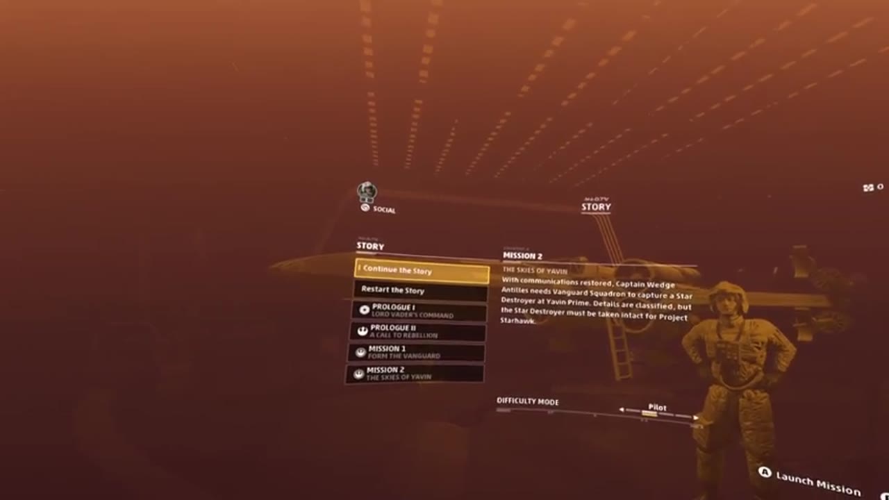 [2020-10-03] Star Wars: Squadrons (HTC Vive): Mission 2 - "The Skies Of Yavin"