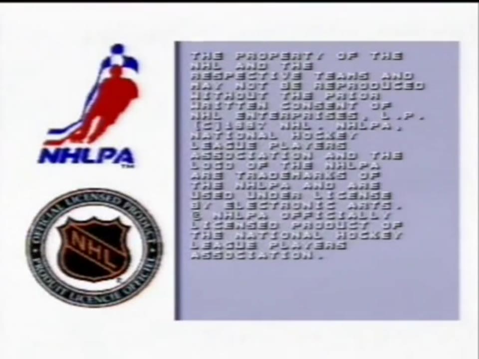 NHL ' 98 Sega Mega Drive PAL Gameplay