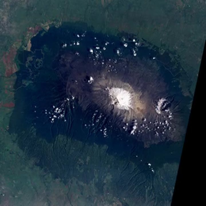 Mount Kilimanjaro's Vanishing Snow Cap (WMS)