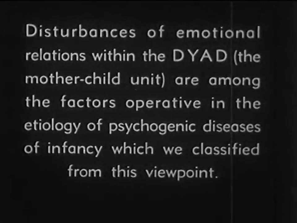 Psychogenic Disease in Infancy