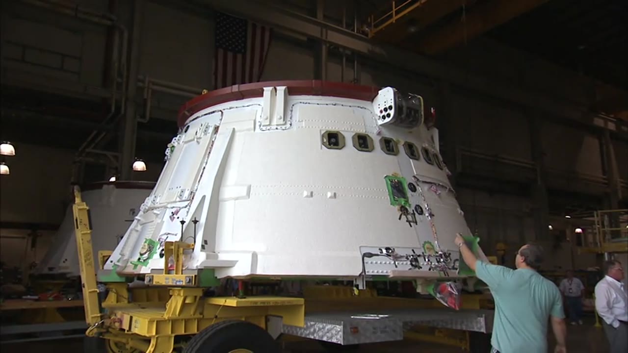 Ares 1-X Aft Skirt Move to Test Building