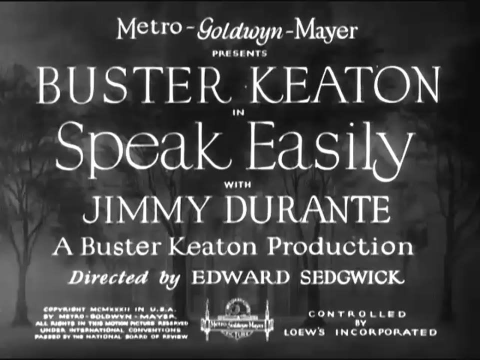 Speak Easily (1932)