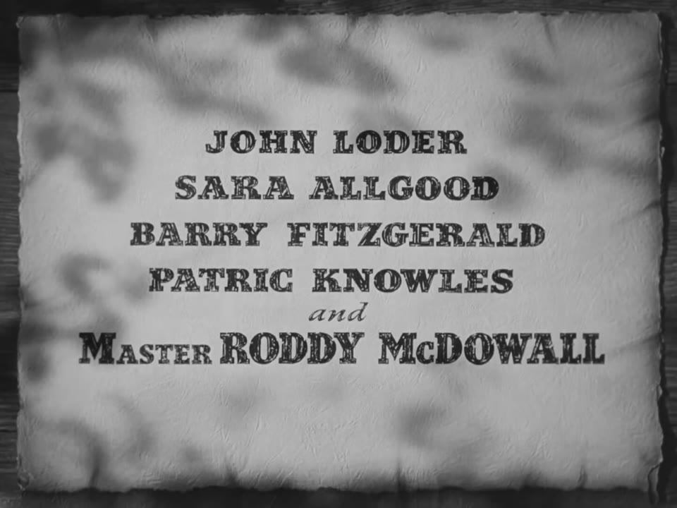How Green Was My Valley (1941)