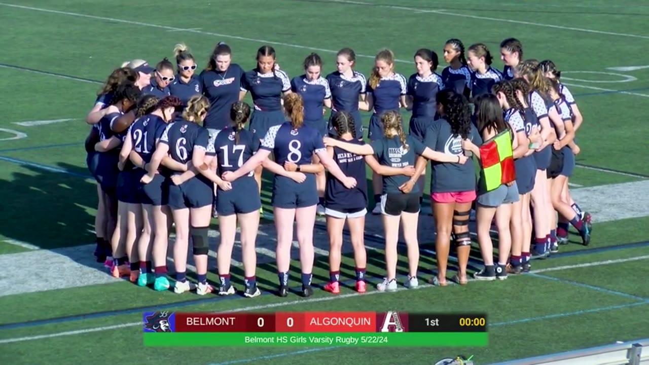 Belmont HS Girls Varsity Rugby: Marauders vs Algonquin Titans 05/22/24