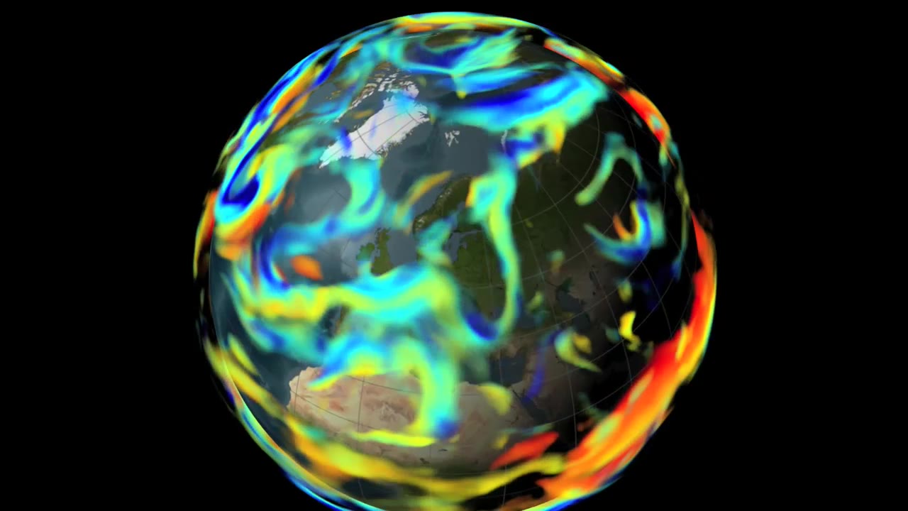 GEOS-5 Model Run Showing Hurricane Katrina
