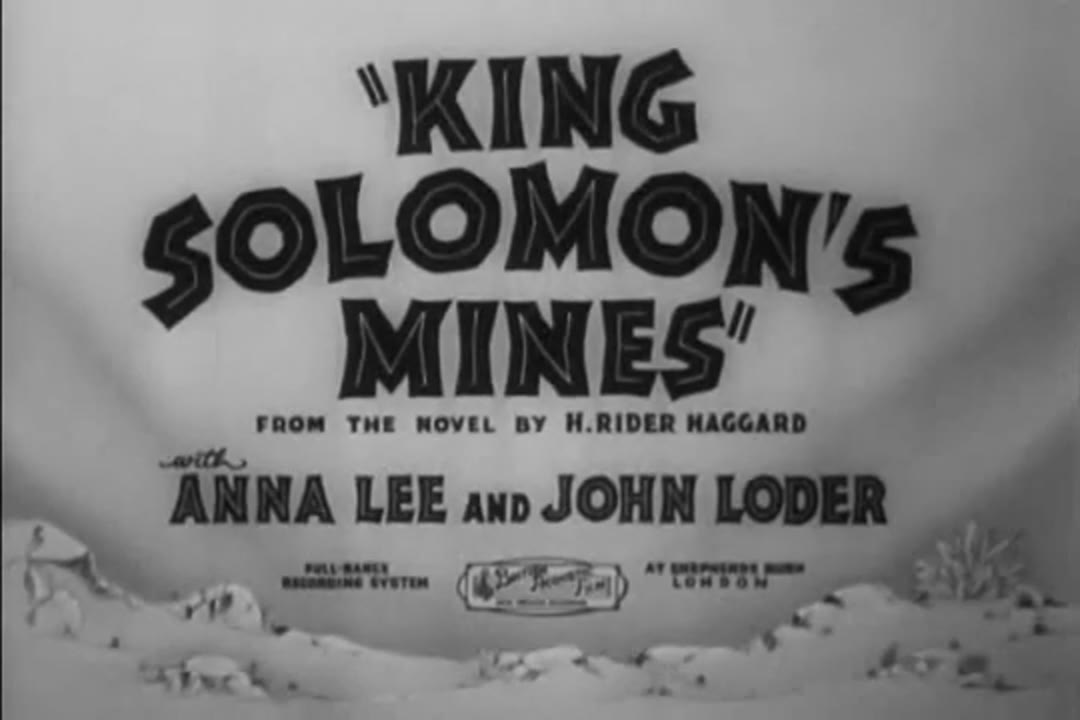 King Solomon's Mines (1937)