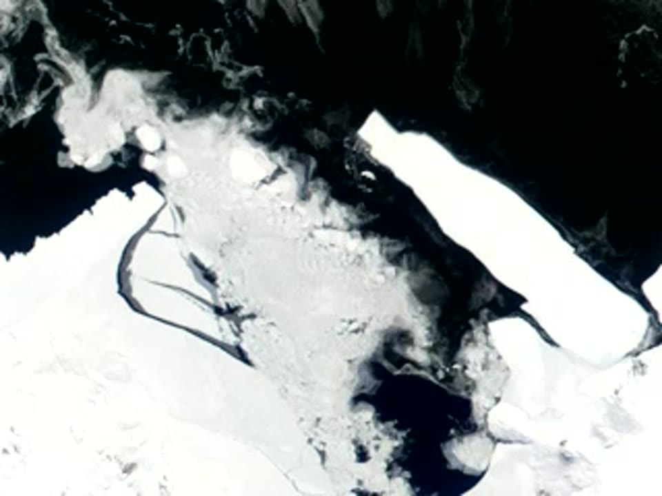 Ice Breakup in the Ross Sea