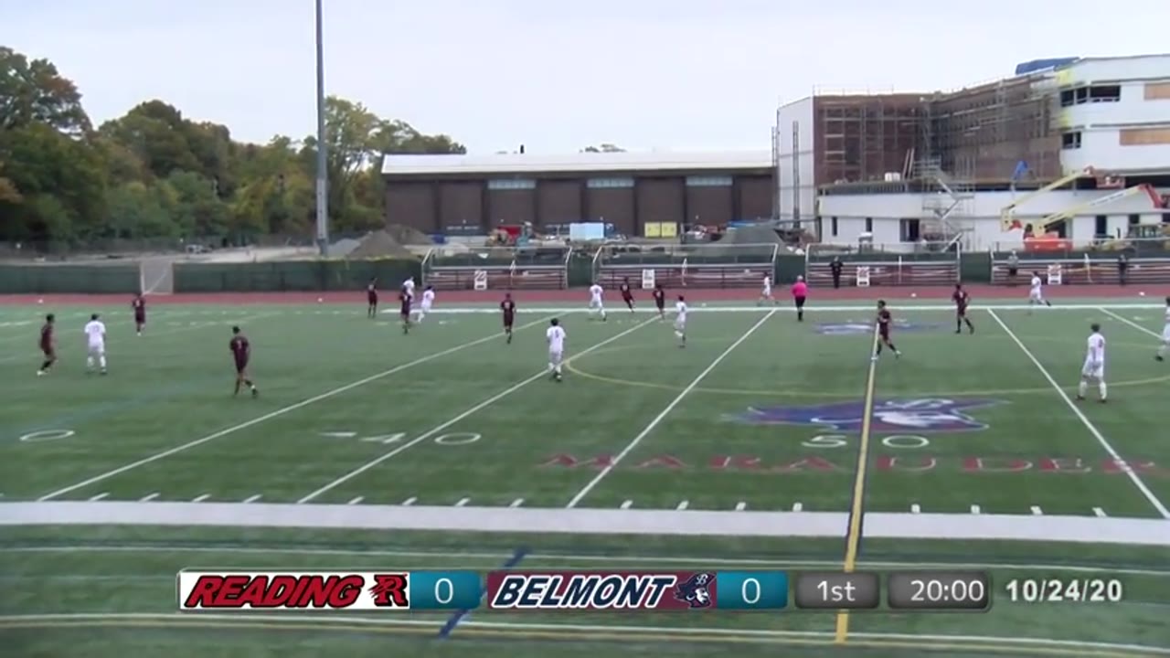 BHS Varsity Boys Soccer: Marauders vs Reading Rockets 10/24/20