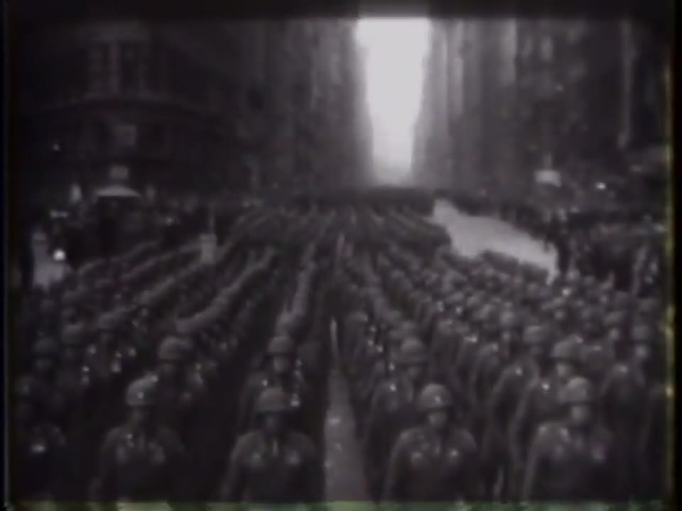 82nd Airborne Parades for GI Victory, 1946/01/14
