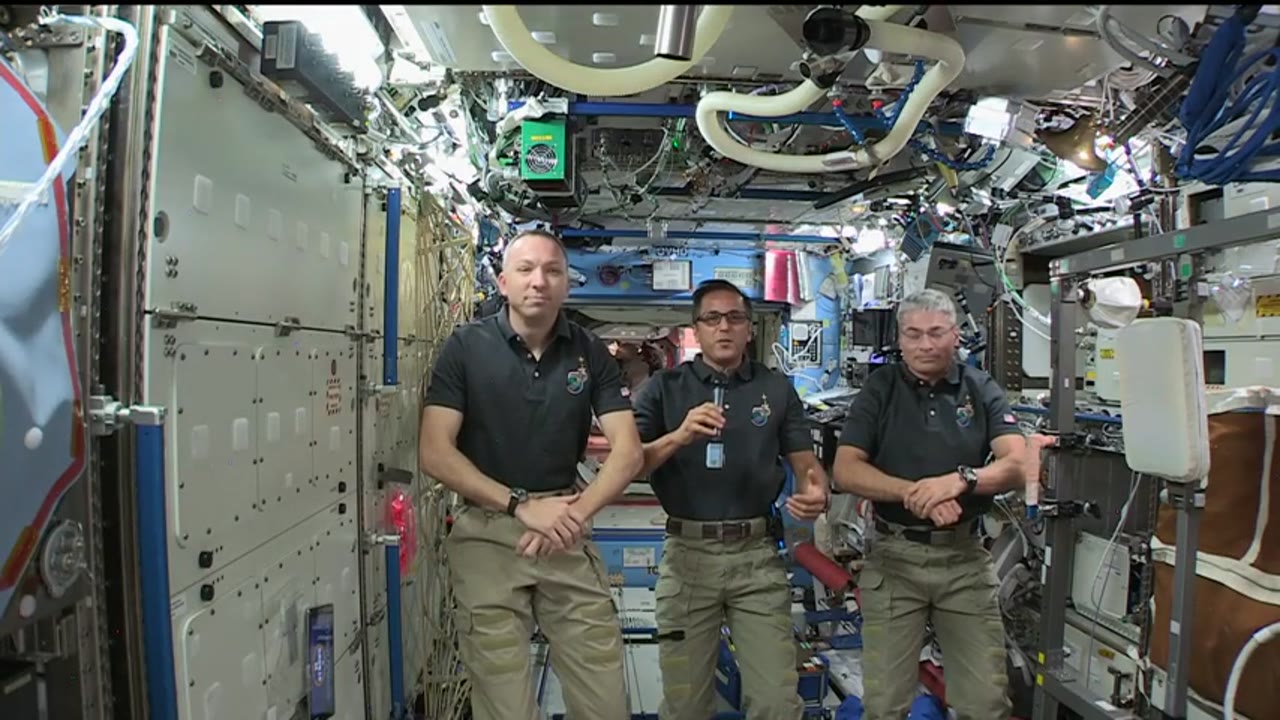 International Space Station Astronauts Cheers on the Houston Astros