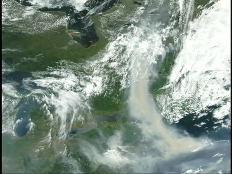 Smoke from Canadian Wildfires