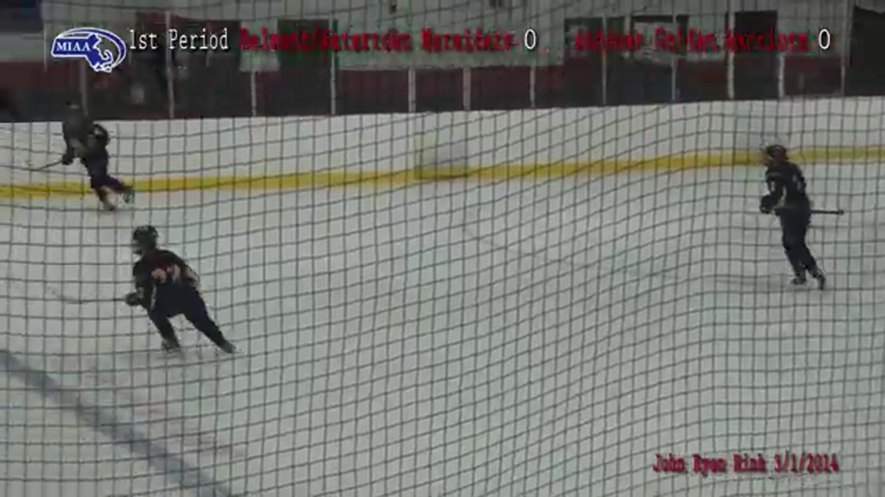 BHS Sports TV presents: Varsity Girls Ice Hockey - Belmont/Watertown "Maraiders" vs Andover Eagles, MIAA 1st Round Tourn