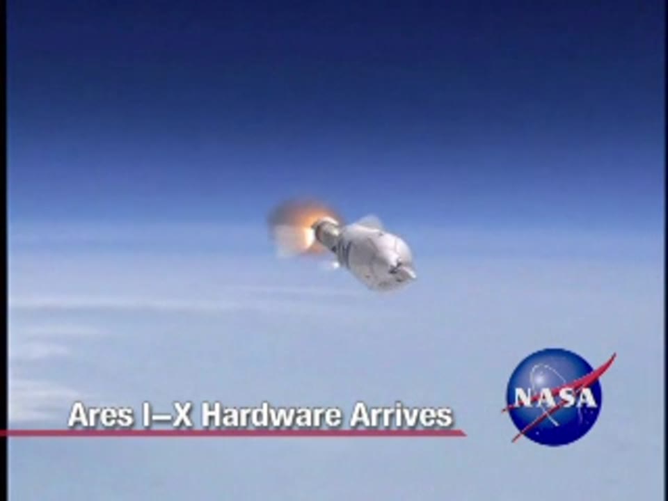 Simulated Crew Module Arrives to Top off Ares I-X