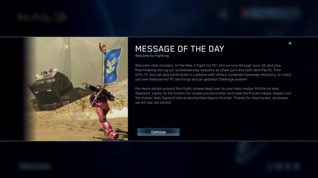 [2020-06-11] Halo: The Master Chief Collection (PC): Halo 3 PC Flight