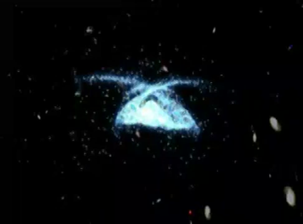 Animation of Colliding Galaxies