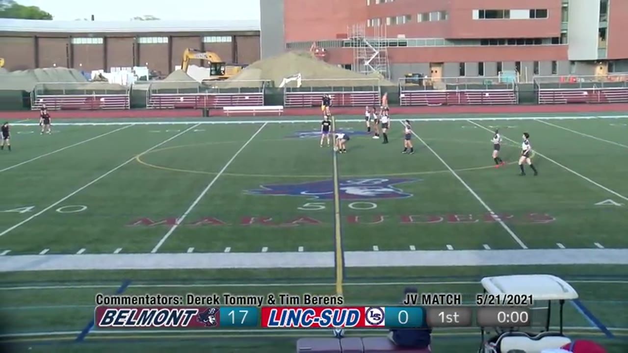 BHS JV Girls Rugby: Marauders vs Lincoln-Sudbury 5/21/21