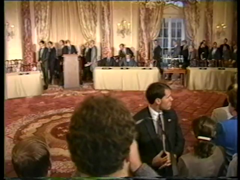1988 09 29 Space Station Agreement Signing at US State Department