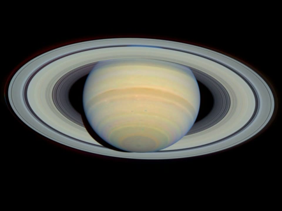 Saturn Stars in Three Hubble Movies