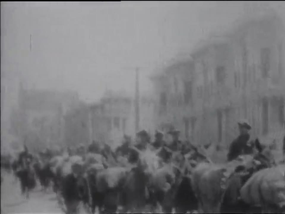 [San Francisco Earthquake Aftermath: Riding Down Market Street]