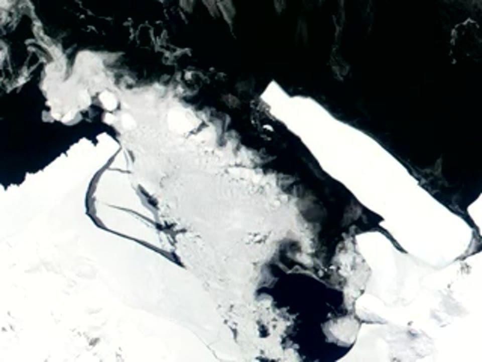 Ice Breakup in the Ross Sea