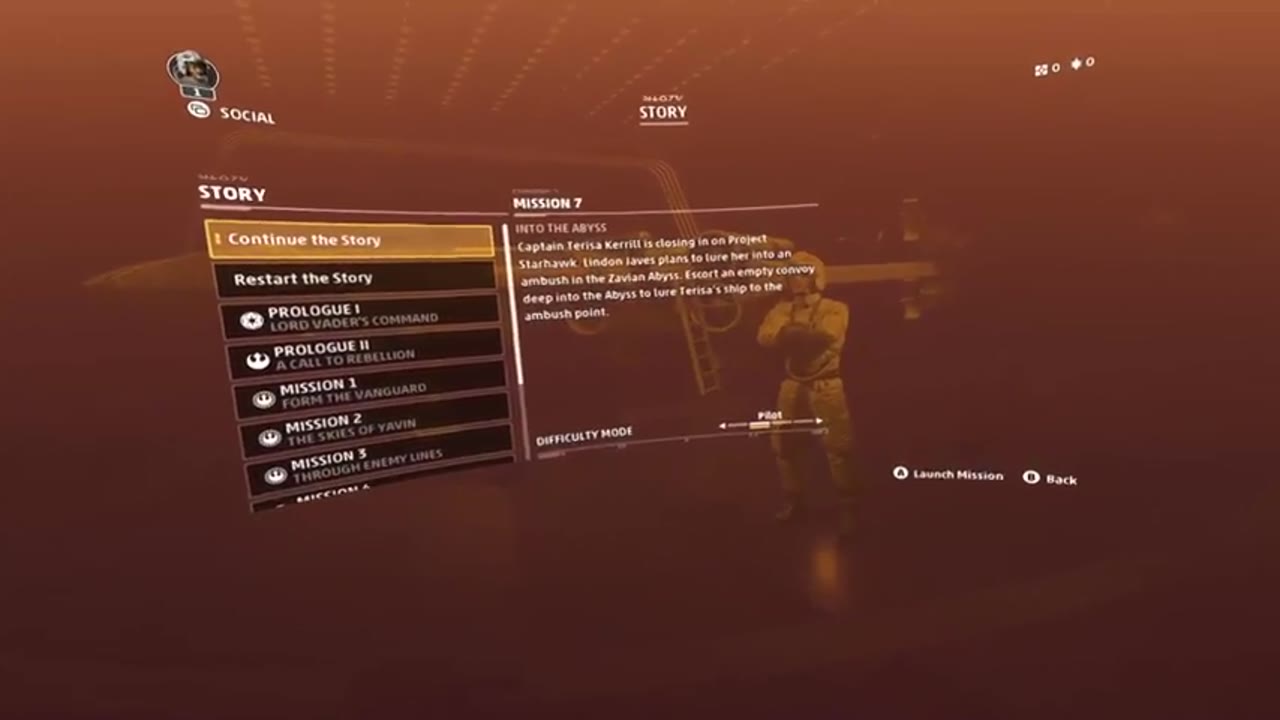 [2020-10-08] Star Wars: Squadrons (HTC Vive): Mission 7 - "Into The Abyss"