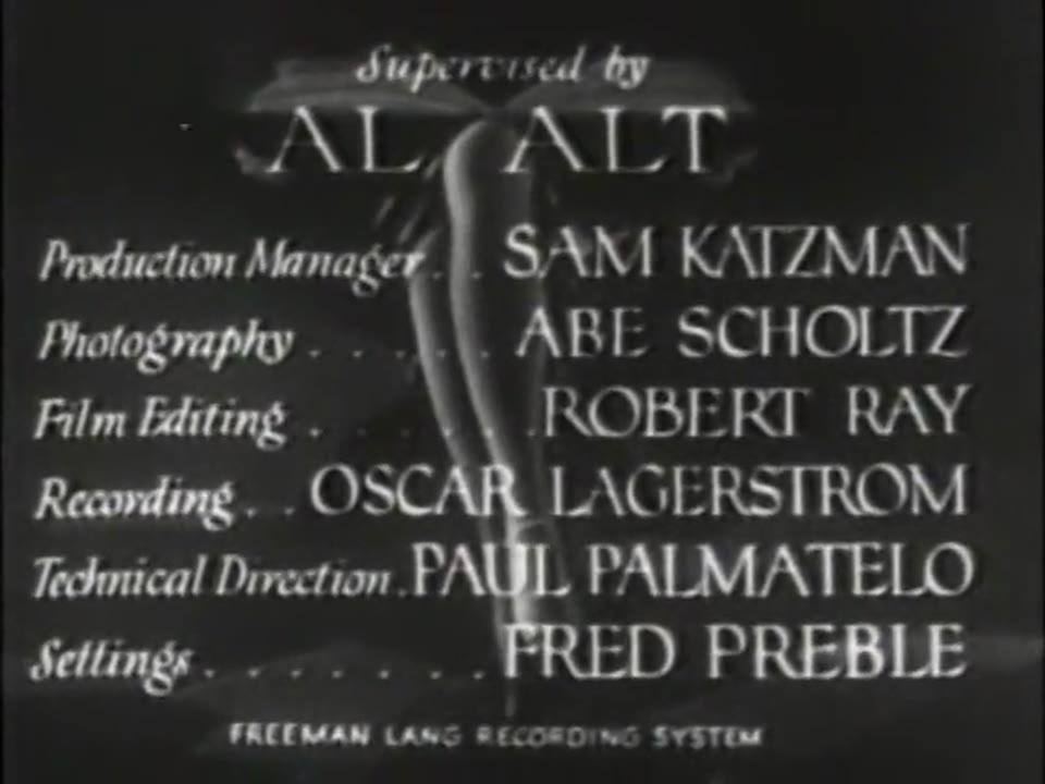 His Private Secretary (1933)